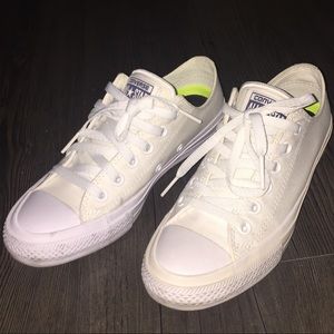 All white converse